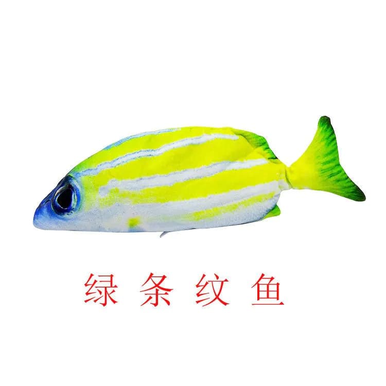 image-Electric Fish Cat Toy - USB Wagging Tail Jump