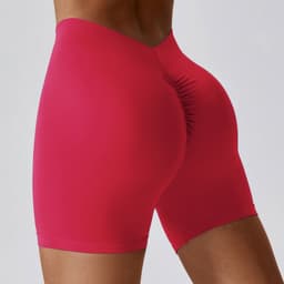image-Zechuang Seamless Yoga Shorts Women - Night Sky Blue L