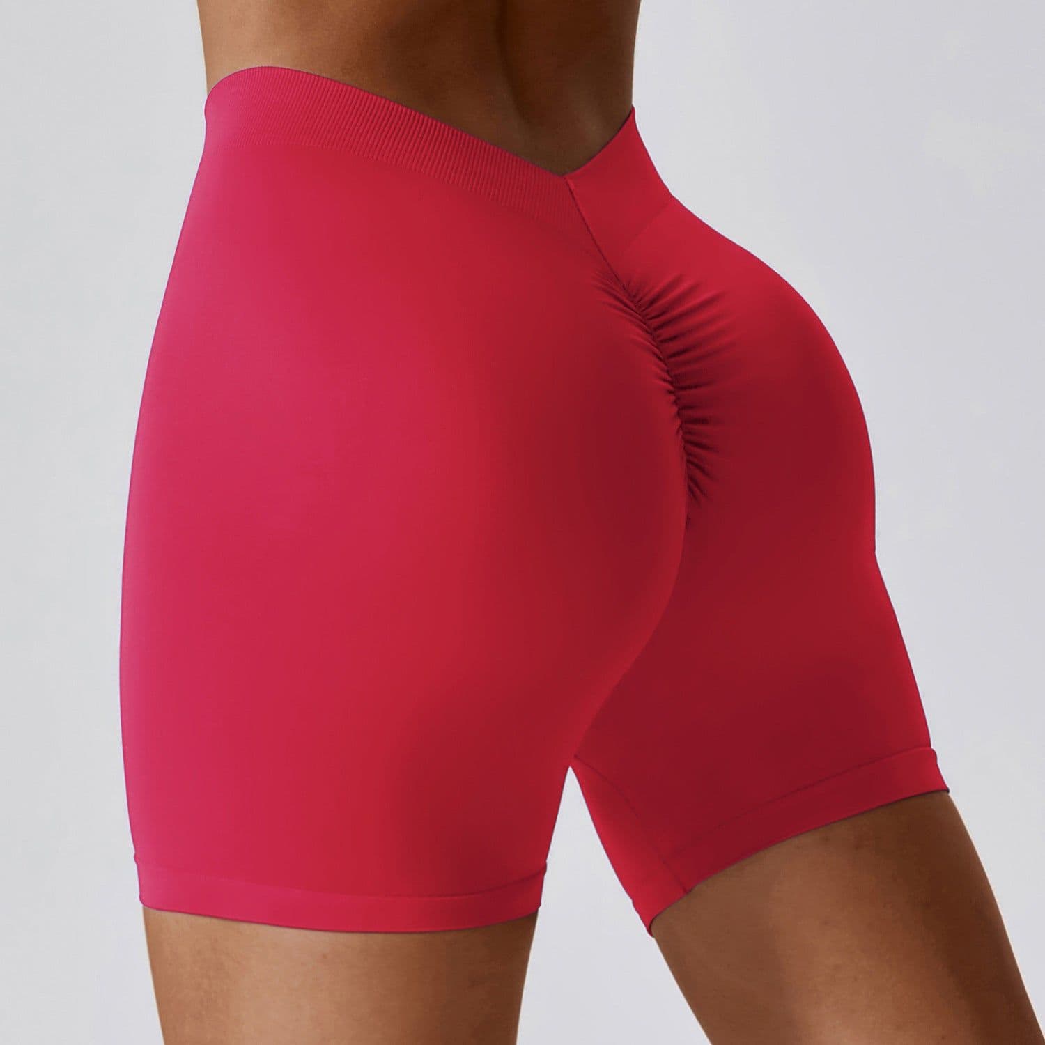 image-Zechuang Seamless Yoga Shorts Women - Night Sky Blue L