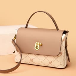 image-Women's 2023 Messenger Bag, Soft PVC Zipper Handbag, Animal Print