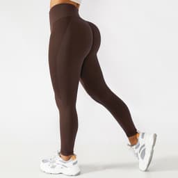 image-Yoga Pants Women High Waist Blue Purple L