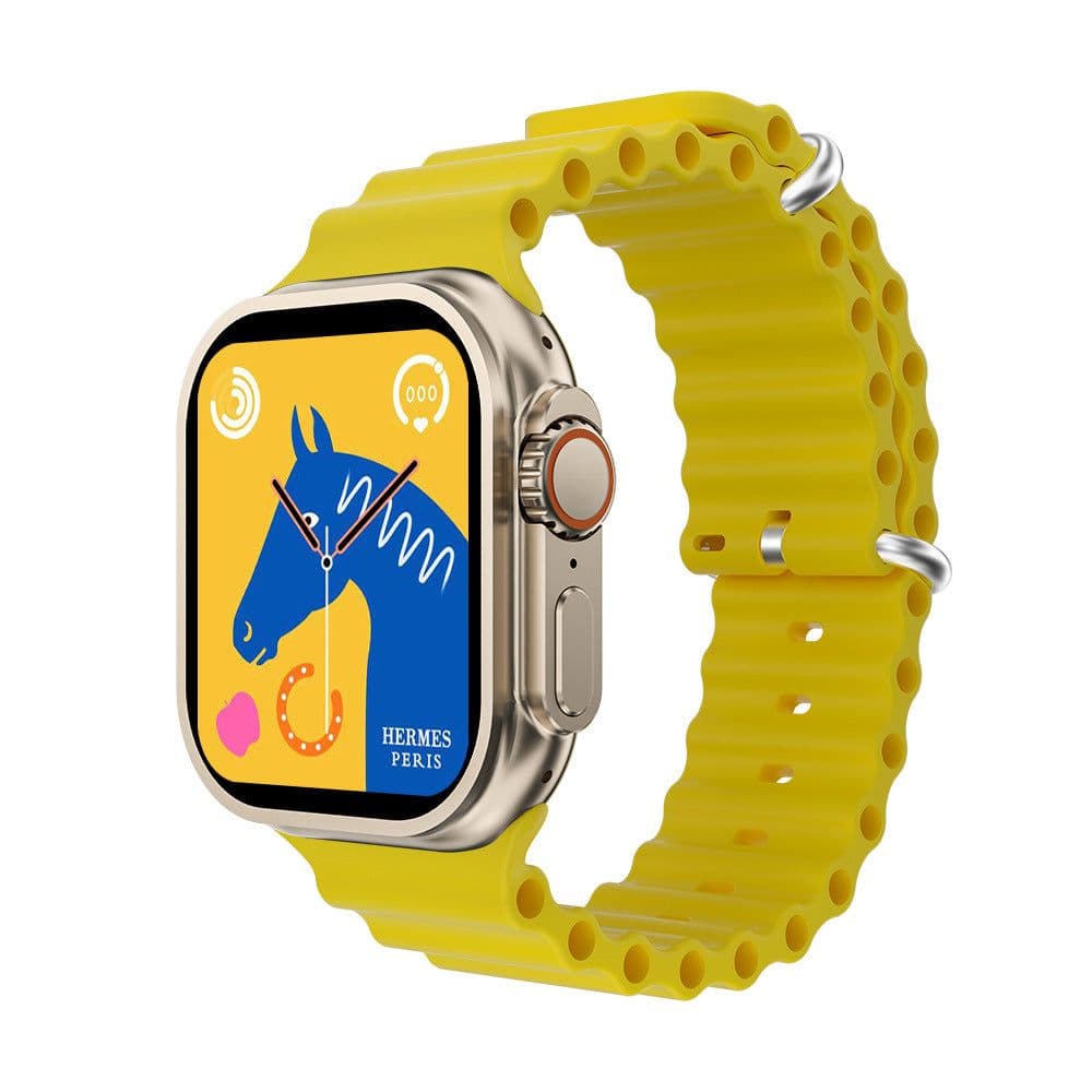 image-Cross-border Explosive Ultra 8 Smart Watch NFC Using Android Bluetooth Call Heart Rate Blood Pressure Smart Watch