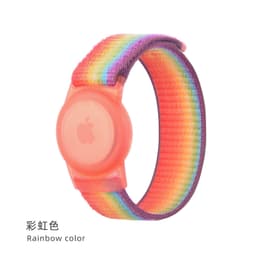 image-Jinlitian AirTag Case Nylon Loop - Powder Sand