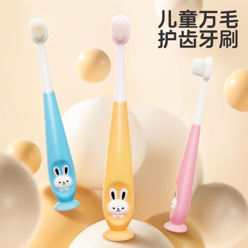 image-Baby Toothbrush Small Head Soft Bristle Cartoon Toothbrush