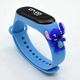 image-Best selling superman bracelet watch LED cartoon doll children's electronic watch student trend fashion swimming waterproof watch