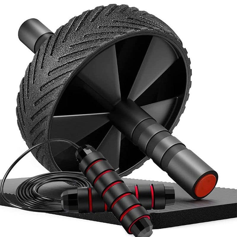 image-LEATOU Ab Wheel 7-Piece Indoor Fitness Equipment Set - LT-TZ32