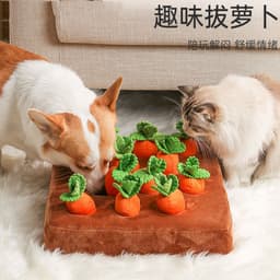 image-Dog Toy Pulling Carrot - Harvest Carrot