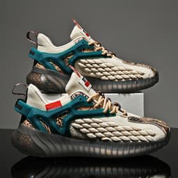 image-Men's Dragon Scale Running Shoes - Mesh Casual Breathable