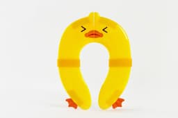 image-Children's Folding Toilet Seat - Portable Yellow