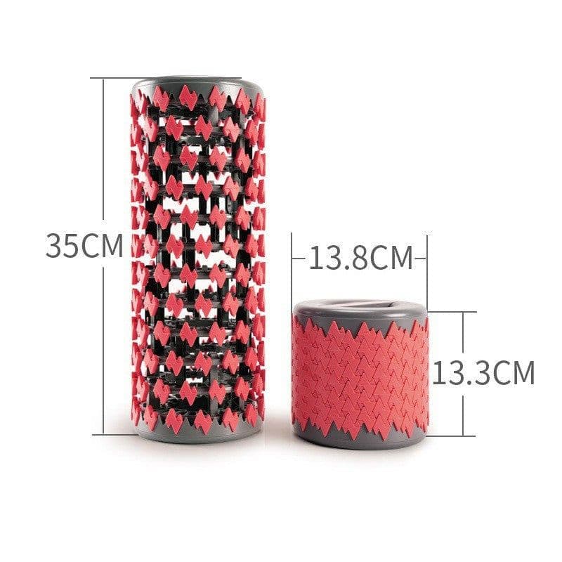 image-yoga column telescopic foam roller roller female home fitness portable muscle relaxation exercise