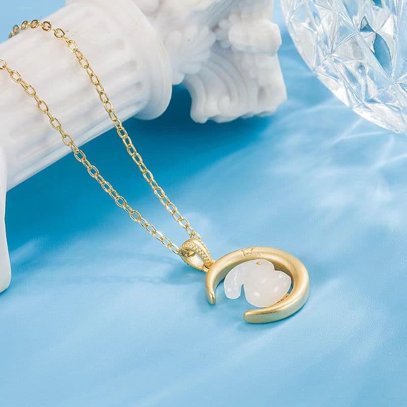 image-Titanium Steel Diamond Necklace - Women's Clavicle Chain