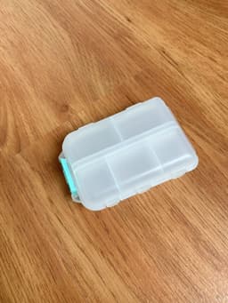 image-10-Grid Pill Box Storage - Blue Portable