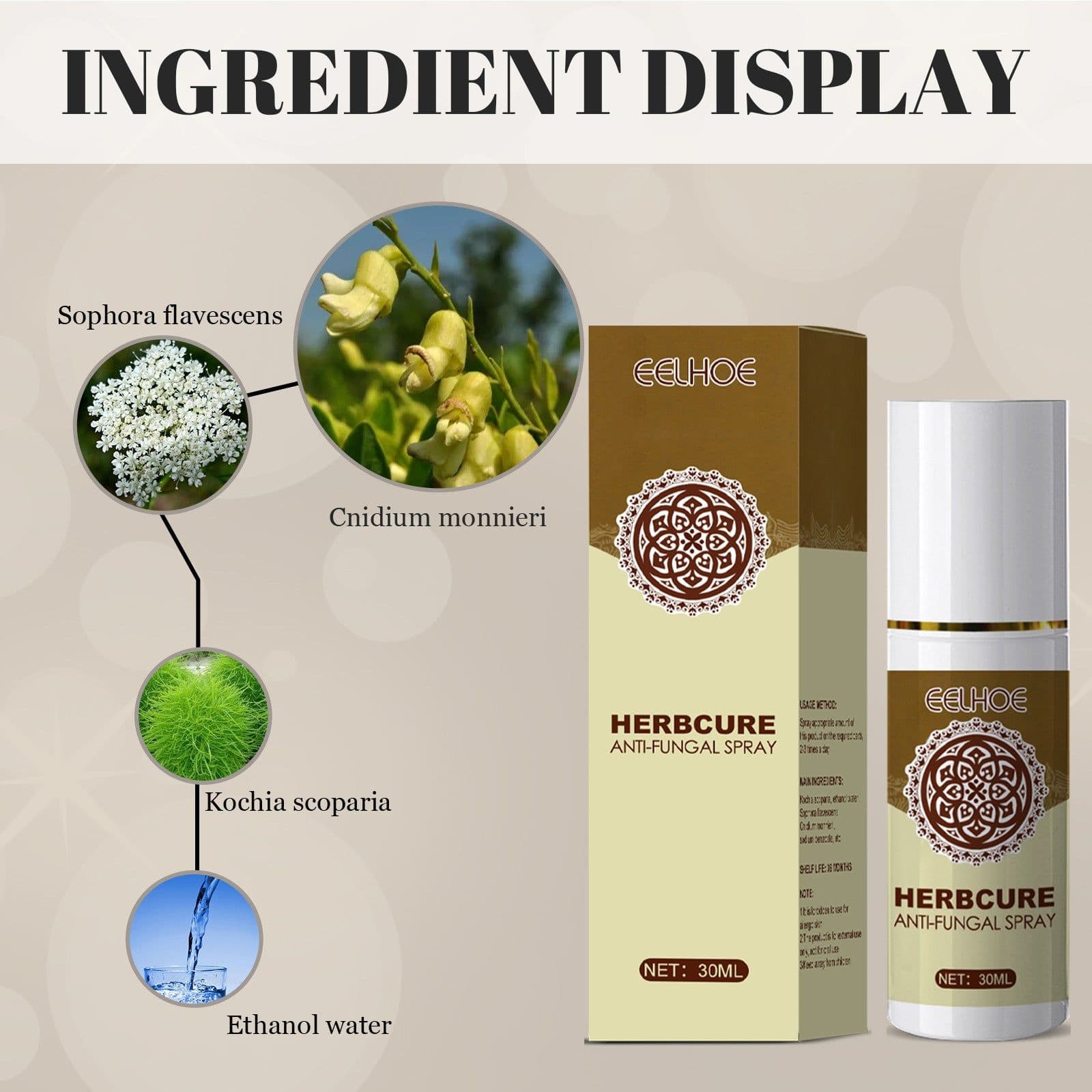 image-EELHOE Foot Spray Anti-Itch 30ml