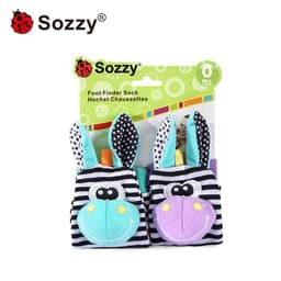 image-Sozzy Baby Rattle Socks Wrist Strap 0-1Y