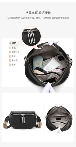 image-Fashion Saddle Bag Women - Light Brown Leather