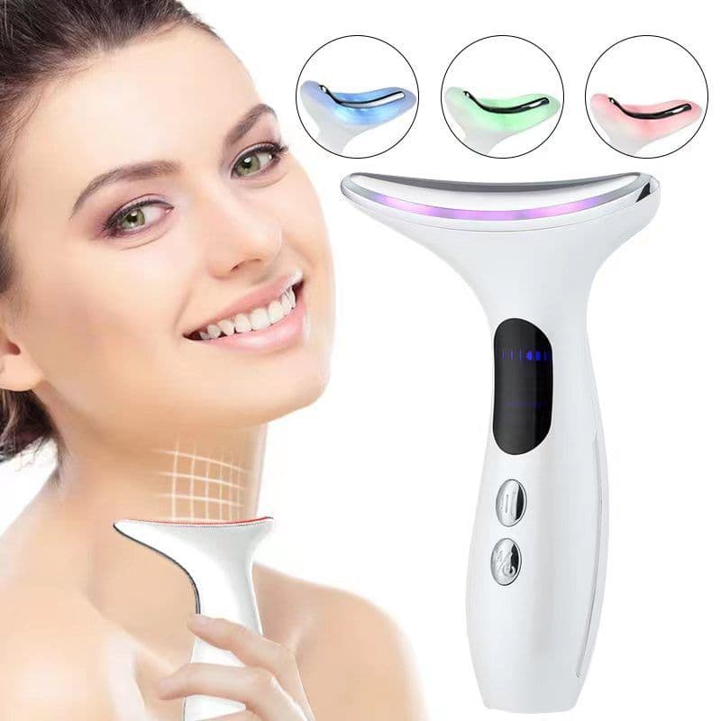 image-EMS Neck Beauty Instrument - Black Lifting Firming