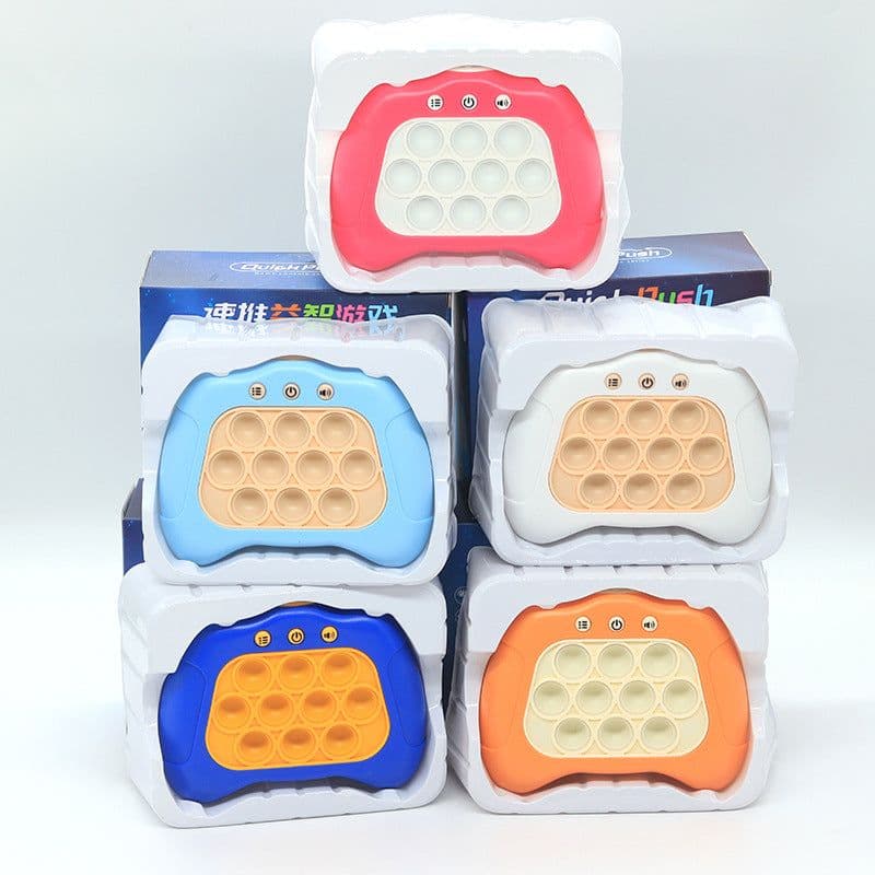 image-Speed Push Game - Pink Hamster Whack Toy