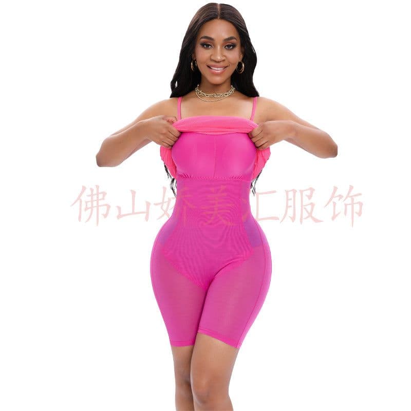 image-Beauty Club Modal Jumpsuit - Black Waist Support S