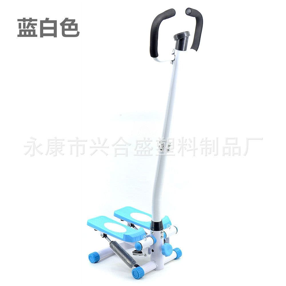 image-Handrail stepper home hydraulic stepper indoor climbing jogging pedal machine fitness equipment 5 colors optional