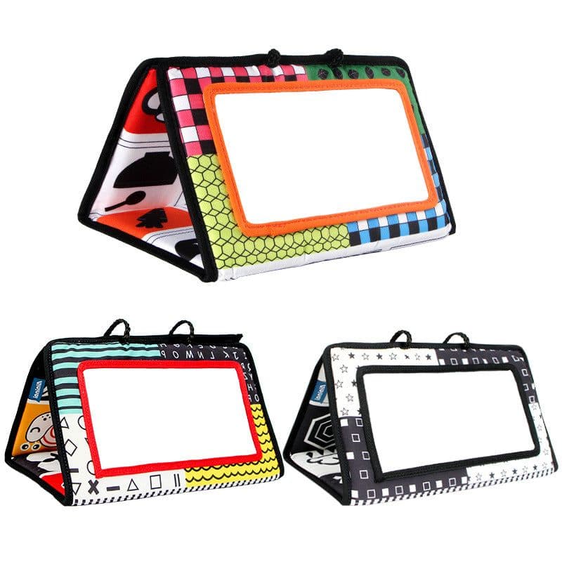 image-Aipinqi Baby Fun Mirror - Orange Foldable Toy