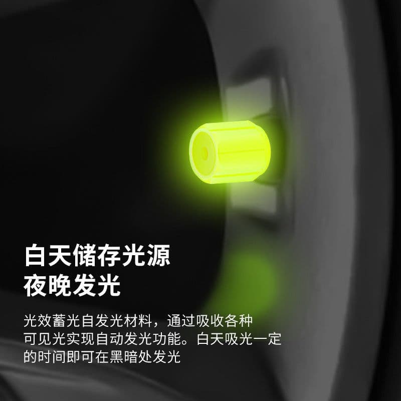 image-Luminous Valve Cap - Car Tire LED Light Universal