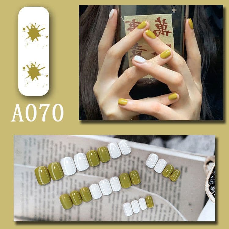 image-Internet celebrity new fake nails wearable nails finished nail patches nail art patches removable nail patches nail art accessories