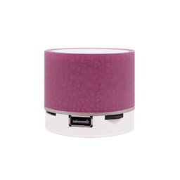 image-Mini Bluetooth Speaker - Portable LED Wireless Subwoofer Gift - Yellow 58*53mm