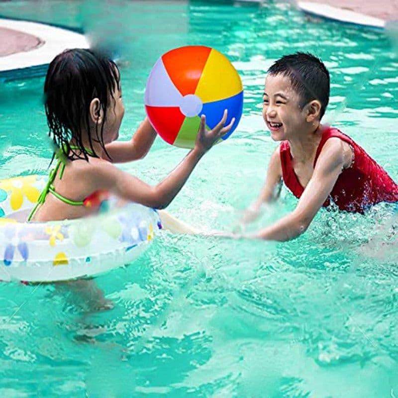 image-Inflatable Beach Ball 37cm PVC - 6 Pack