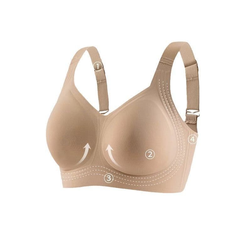 image-Big breasts make you look smaller, bras for women, anti-sagging, full cup, slimming, side breasts, seamless, gathered, ladies bras