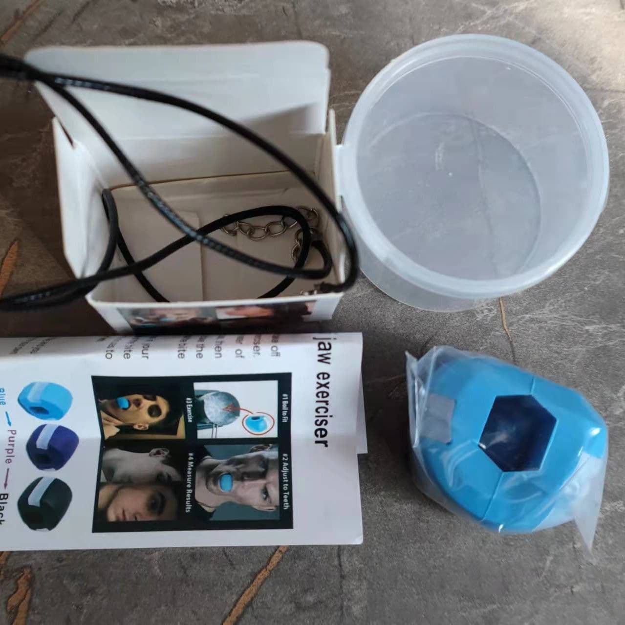 image-Jawzrsize Masseter Trainer 50lb Purple