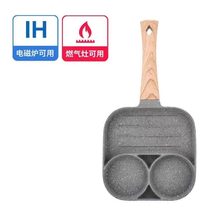 image-Maifan Stone Non-stick Four-Hole Omelette Pan - Korean Style