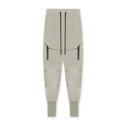 image-Men's Black Casual Sports Pants - Spring/Autumn