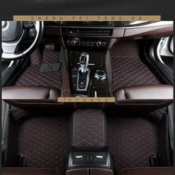 image-Wholesale full set of separate car floor mats universal non-slip foot mats fully surrounded by easy-to-clean car floor mats