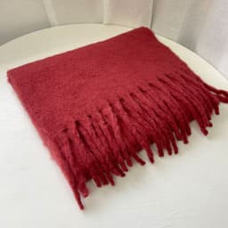 image-GINES LILY 28-Color Cashmere Scarf - Army Green, 43x225cm Warm