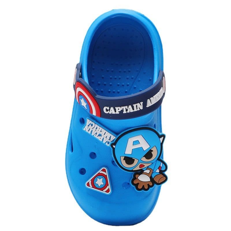 image-Disney Iron Man Crocs - Purple Kids Beach Slippers