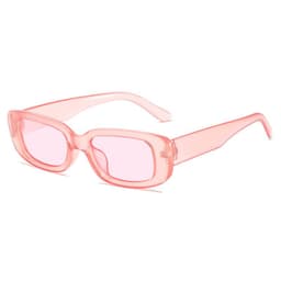 image-Small Square Frame Sunglasses - Retro UV Protection