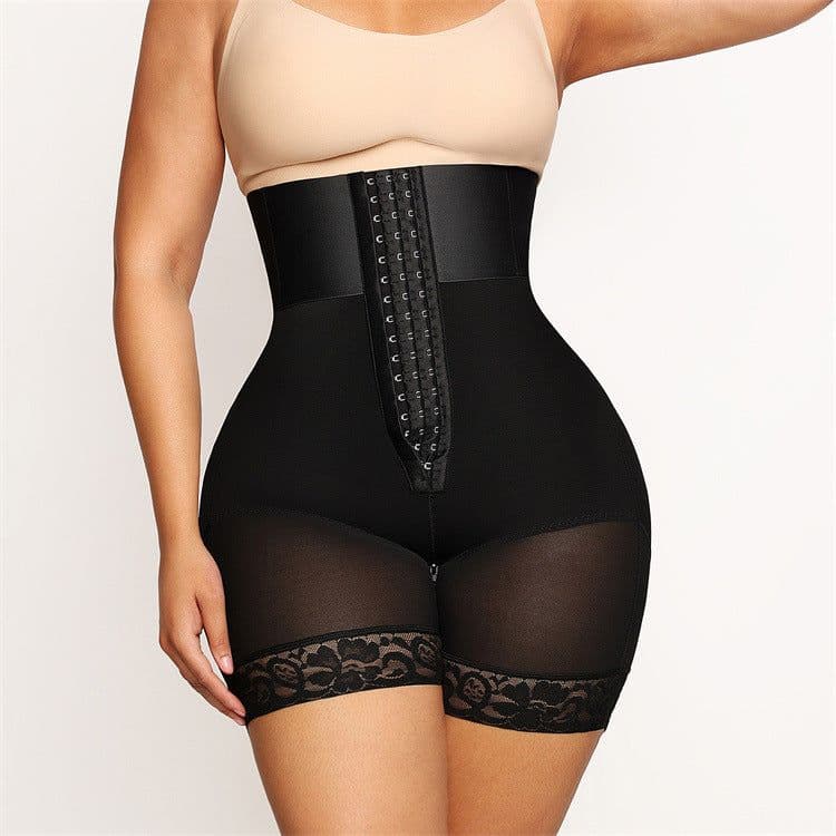 image-Women's High Waist Tummy Control Pants - Black XS