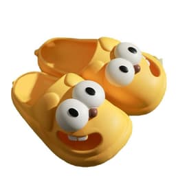 image-Big-Eyed Dog Slippers - Green PVC Unisex Size 36-37
