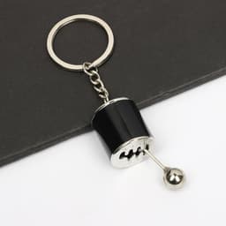 image-Cross-border wholesale car modification key chain speed and passion key male car pendant metal gear key chain