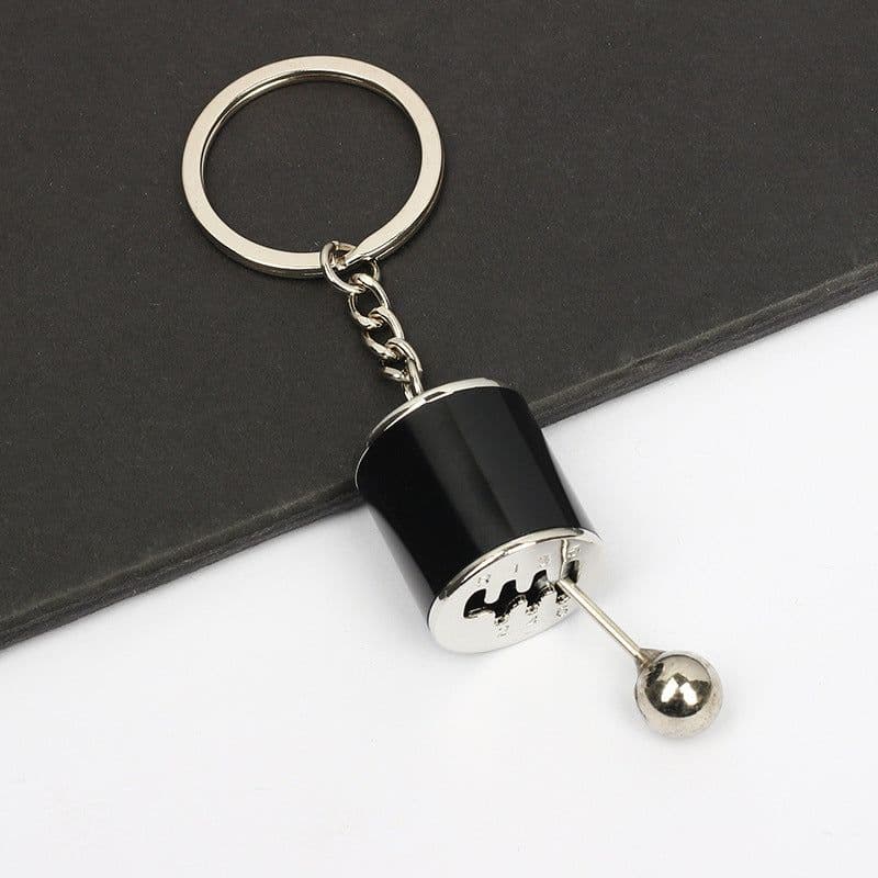 image-Cross-border wholesale car modification key chain speed and passion key male car pendant metal gear key chain