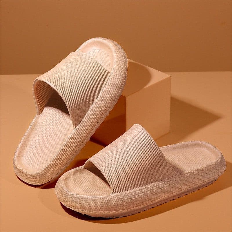 image-Bearded Shushu Couples Slippers - Light Khaki 44/45