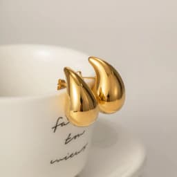 image-Metal Drop Earrings - Retro Design Women's Fashion