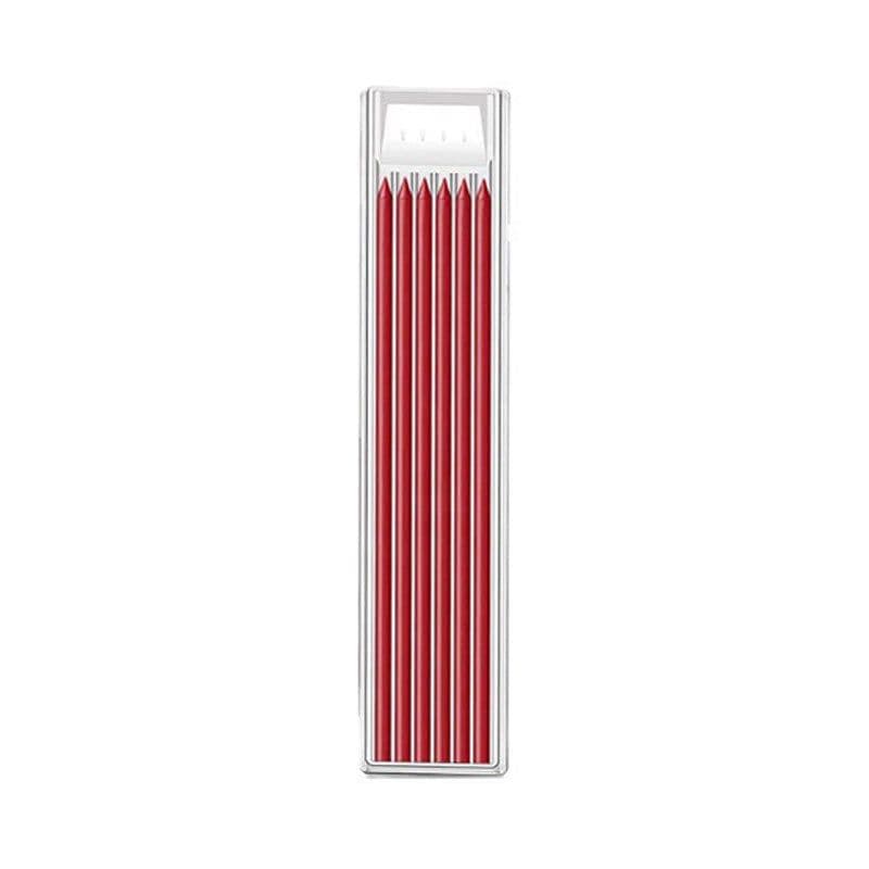 image-Professional 2.8MM Metal Woodworking Pencil - Quick-Drying 6-Color Refills