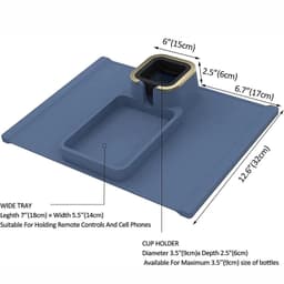 image-Silicone Sofa Cup Holder - Black Square