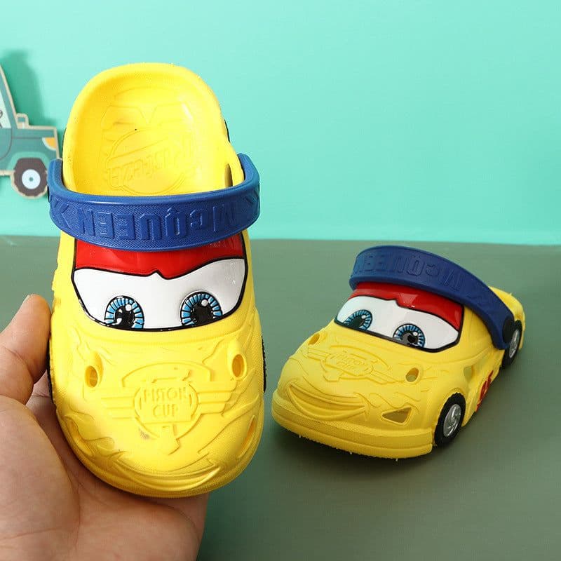 image-Crocs Boys' Cartoon Slippers - Summer Anti-Slip Sandals 1-3 Years