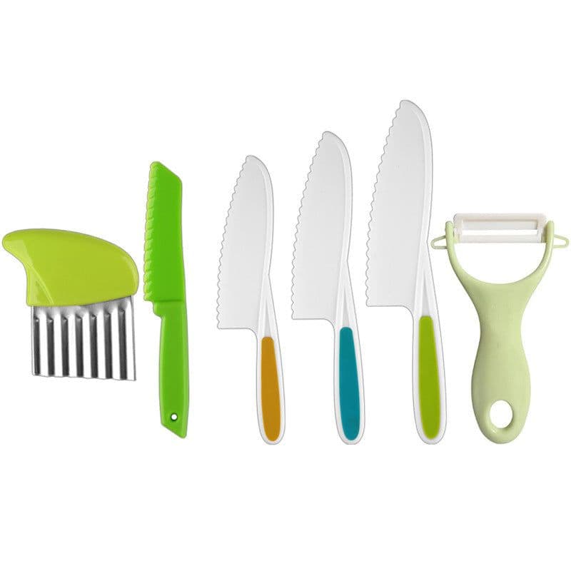 image-Children's Plastic Knife Set 19pc - Serrated Blade