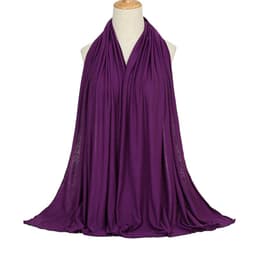 image-Modal Cotton Scarf - Long Soft Casual Solid Color