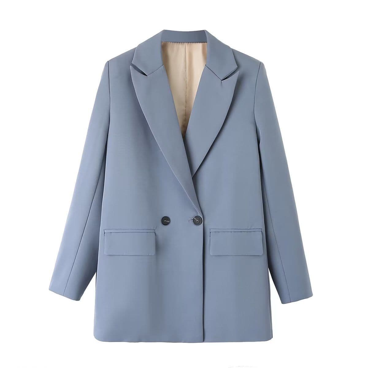 image-Women's Small Suit - Milky Apricot Polyester L Slim