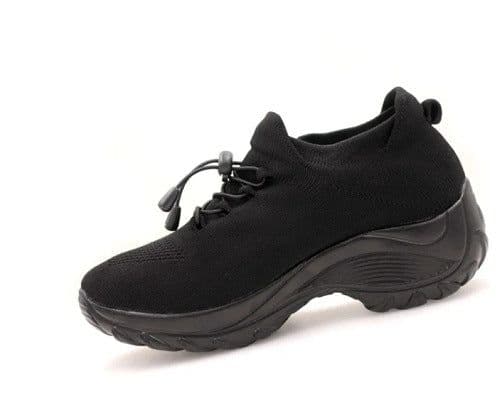 image-Spot cross-border large size women's shoes wedge heightening rocking shoes cold sticky high quality women's shoes dance leisure