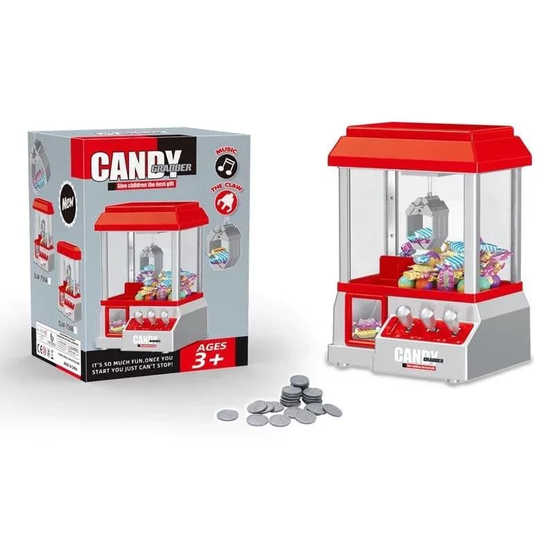 image-Claw Machine Toy - Catch Doll Game - Mini House Candy - 756A Model